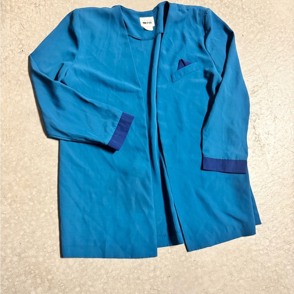 Leslie Fay Jackets & Blazers - Leslie Fay Open Front Blazer with Pocket Detail